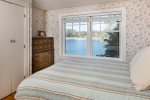 First floor guest room with a queen bed.